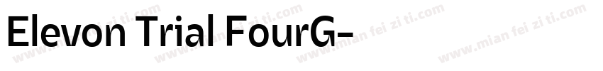 Elevon Trial FourG字体转换